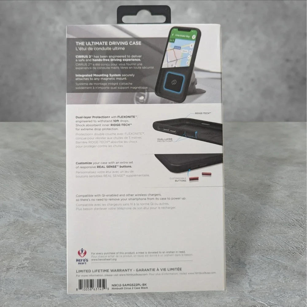Nimbus9 Cirrus 2 Case for Samsung Galaxy S22+ 5G Black See Description W7